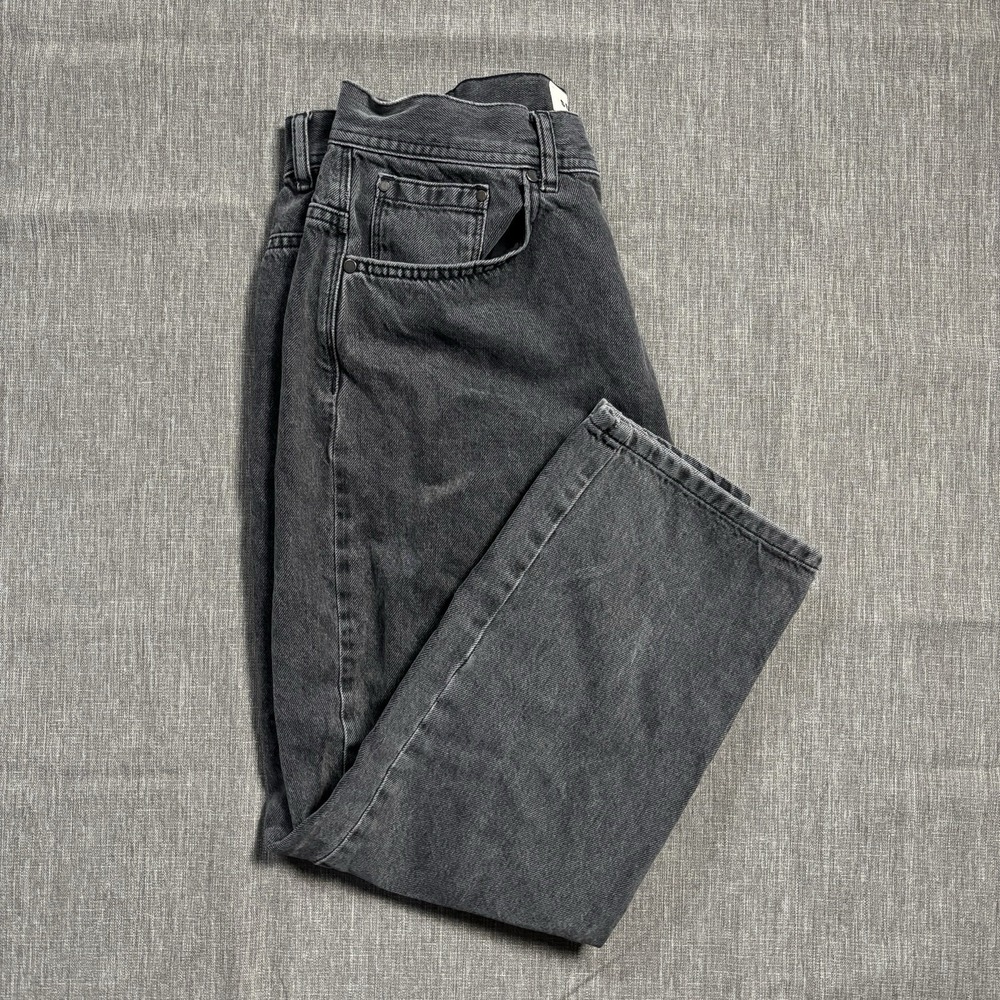 Superdry Black  High-Rise Straight Jeans - 29x30
